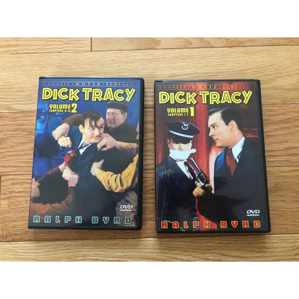 Dick Tracy: Volumes 1-2 DVDVintage Collectible Classic‎ Movie Series Ralph Byrd